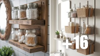 Ordena tu BAÑO en minutos con estas 16 ideas que SÍ funcionan
