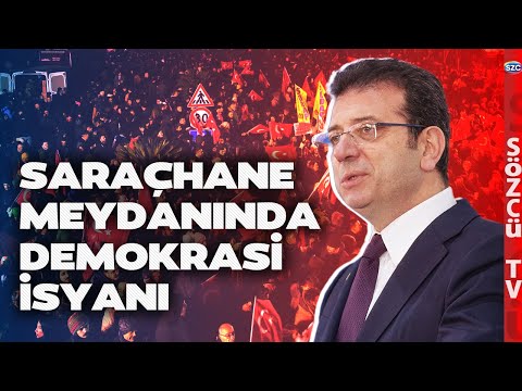 Saraçhane'den Anbean Canlı Yayın | Ekrem İmamoğlu'na Destek! Yüz Binler Doldu!