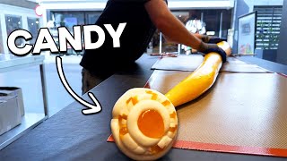 We made Sun Candy in our New Candy Making Shop