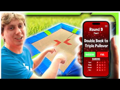 GAME of FLIP op de SUPER TRAMPOLINE!