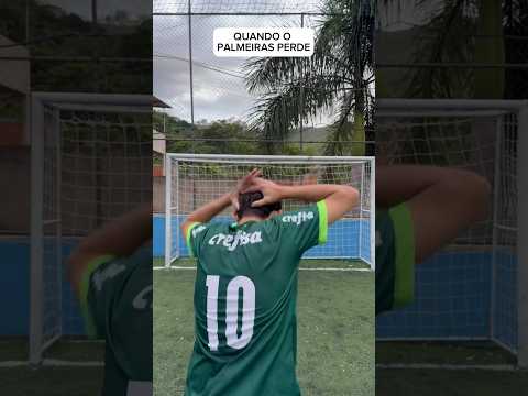 Quando o Palmeiras perde 🤣 #futebol #shorts