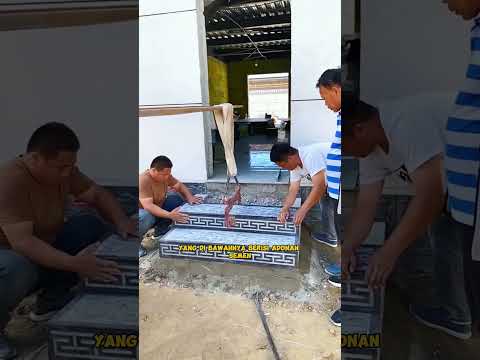 Pemasangan tangga jadi #contruction #kontruksi #trending