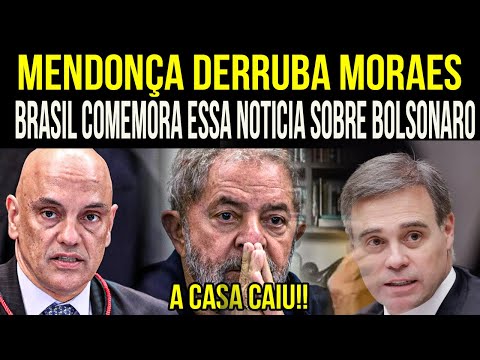 DECISÃO DE MENDONÇA DERRUBA MORAES . BOLSONARO ELEGIVEL BRASIL COMEMORA ESSA NOTICIA LULA JÁ ERA