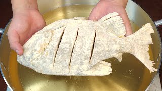 Me preguntaron porque el pescado frito me quedo tan crujiente