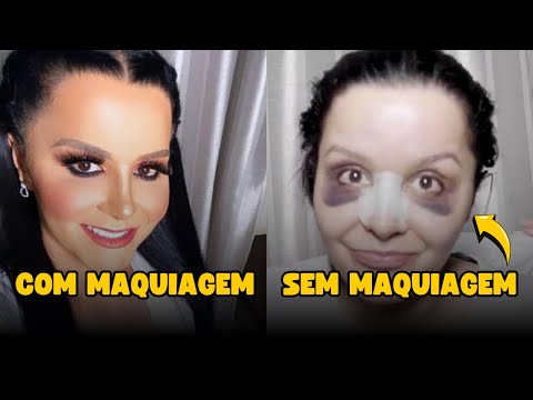 9 FAMOSAS que SE TORNAM OUTRA PESSOA SEM MAQUIAGEM #2