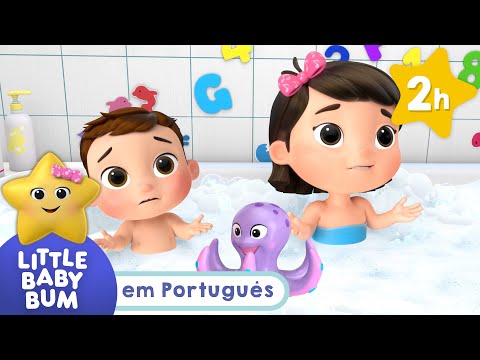 Procure e Ache na Hora do Banho 🛁🔍| Little Baby Bum | Moonbug Kids | Músicas Infantis em Português