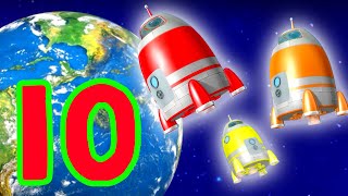 Blast Off! 🚀 10 Rockets Flying Into Space! | Camp YouTube | Little Baby Bum