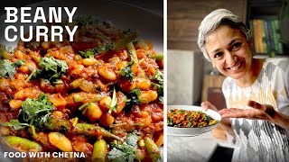 How to Make a QUICK Protein-Packed Vegan Beany Curry!