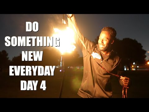 Fire Dance :: Do Something New Everyday - Day 4 // Hug Life Vlog