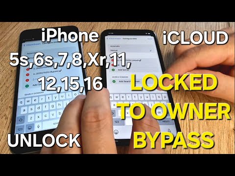 iPhone 5s,6s,7,8,Xr,11,12,15,16 Locked to Owner Bypass✔️iCloud Unlock without Computer and Password