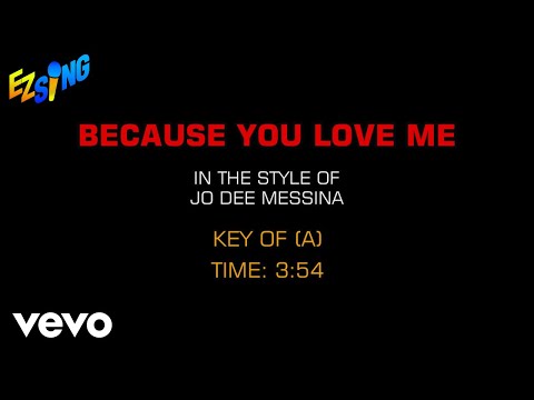 Jo Dee Messina – Because You Love Me (Karaoke)