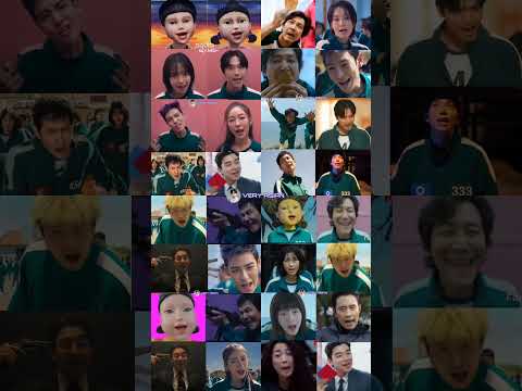 SQUID GAME "EXPRESSION SHOW" CHARACTERS