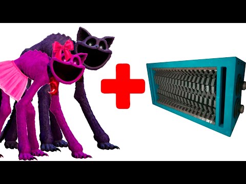 CatNap and CatNap Woman + Shredder = ??? Poppy Playtime Chapter 3 Animation