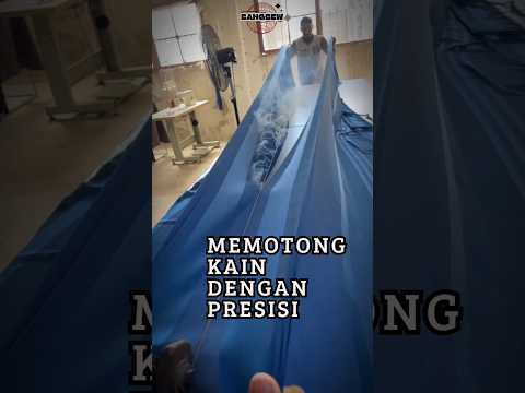 Teknik Memotong Kain Dengan Cepat #shorts