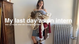 My last day as an intern