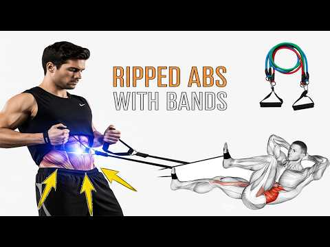 Abs workout with Resistance band ( 6 Best Exercises )