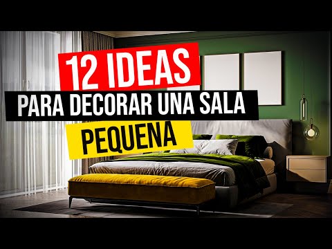 12 CONSEJOS para DECORAR  una SALA PEQUEÑA y SENCILLA en 2024