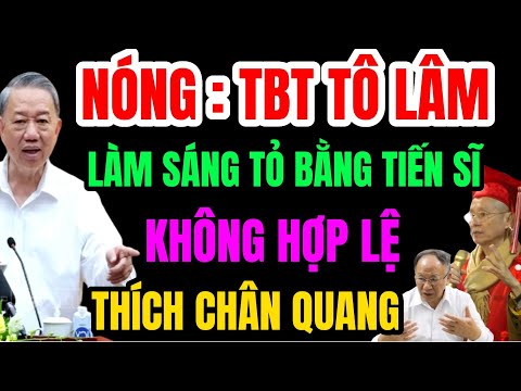 TBT Làm Sáng Tỏ Bằng TS  Không Hợp Lệ, Thích Chân Quang Lợi Dụng Danh Nghĩa Tôn Giáo Để Lộng Hành