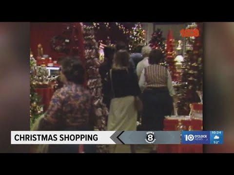 Christmas shopping in the 1980s and 1990s in San Diego