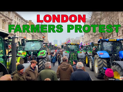 Breaking News: Farmers’ Protest Shakes London -Thousands of Famers March for Their Rights...!