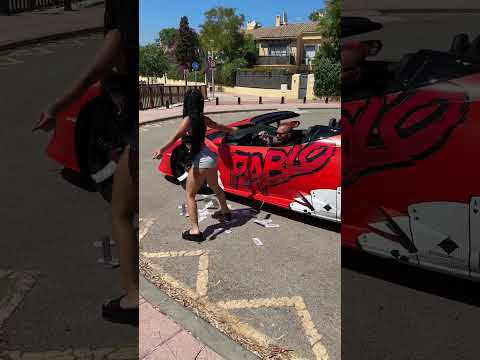 Really talented girl #lamborghini #golddigger #pranks #dancevideo
