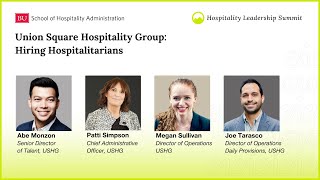 Union Square Hospitality Group: Hiring Hospitalitarians | 2025 BU SHA Hospitality Leadership Summit