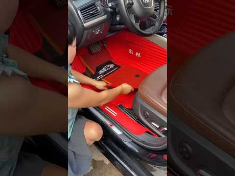 Maman a sali la voiture, mais elle est redevenue brillante grâce aux tapis magiques 🤯😍!! #shorts
