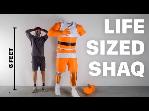 I 3D printed a life-sized Shaq