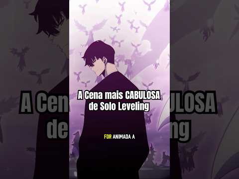 A Cena mais CABULOSA de Solo Leveling 🔥 #sololeveling #manhwa #sungjinwoo #anime #jinwoo