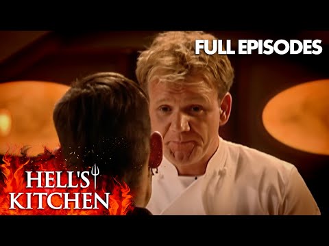 Hell's Kitchen Season 1 - Ep. 1, 2 | You've Got A Palate Like a Cow's Backside | Gordon Ramsay