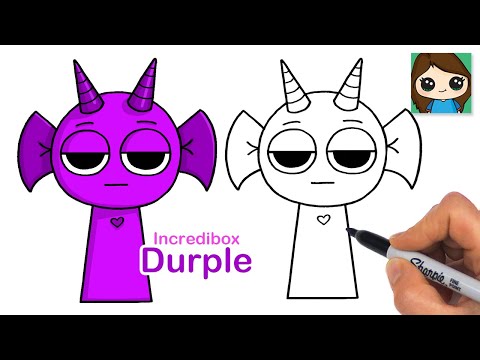 How to Draw Durple Sprunki | Incredibox