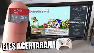 LANÇAMENTO! Micro SD Lotado de JOGOS de Vários Consoles! É só Plugar e Jogar!