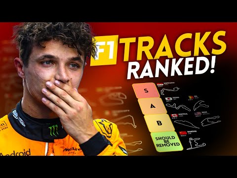 Every F1 track RANKED!