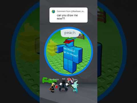 Drawing My FANS on Roblox #shorts