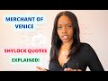 Shylock's Role in The Merchant of Venice