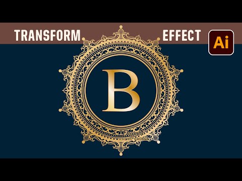 How to Design a VIP Royal Badge - Logo with the Transform Tool in Adobe Illustrator