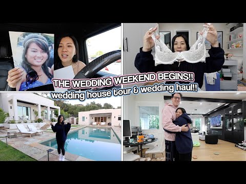 THE WEDDING WEEKEND BEGINS!!! Wedding House Tour & Wedding Haul!!