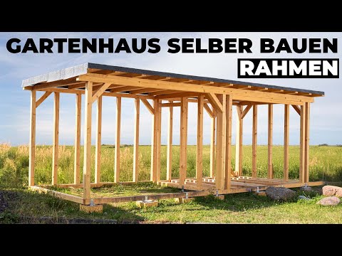 So baust du dein Traum-Gartenhaus mit nur wenigen Werkzeugen! #gartenhaus