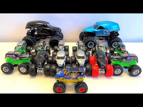 MONSTER JAM | BACKFLIP CHALLENGE | YU-GI-OH | GRAVE DIGGER | HOT WHEELS MONSTER TRUCKS | NEA POLICE