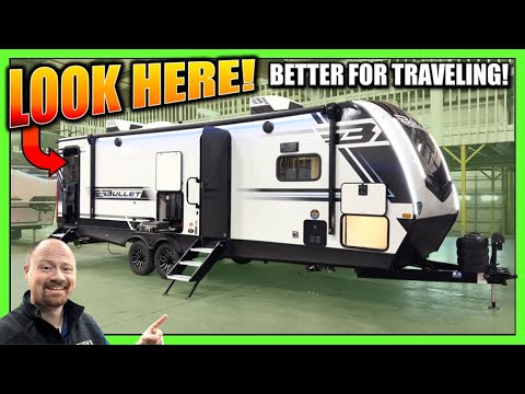 Private REAR Bedroom Slide & Only 30ft! 2026 Bullet 265FKS Couple's Camping Keystone Travel Trailer