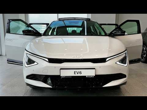 2025 Kia EV6 - Futuristic Design | Exterior and interior details