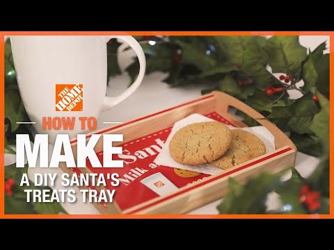 How to Make a Santa's Treats Tray 