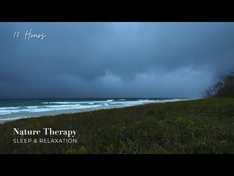Stormy Ocean in the Northern Rivers, Australia | Summer Storm Sea Sounds for Sleep & Relaxation