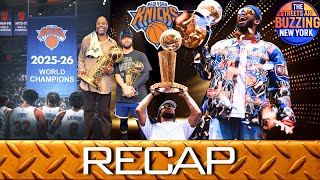 KNICKS TITLE CELEBRATIONS ! Recap of our fav moments, NBA FINALS Highlights, Analysis, Brunson MVP