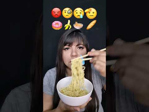 Asmr Mukbang - Emoji e Combinações de comidas