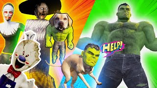 Hulk Vs Granny and Evil Nun | Hulk Fight | Hulk vs Rod | Learn & Fun TV