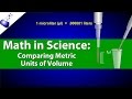 Metric Volume Measurement Concepts