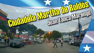 Recorrido por la Av. Juan Tanca Marengo y Ciudadela Martha de Roldós: Guayaquil - Ecuador