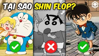 Shin Cậu Bé Bút Chì "QUÁ KÉM" So Với Doraemon Và Conan Ở Việt Nam? | Crayon Shin Chan |Ăng Ten