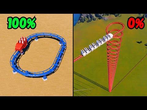 100% vs 0% Survival Chance Roller Coaster #4 – Planet Coaster 2